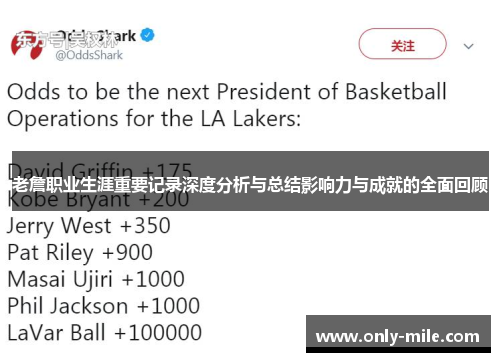 老詹职业生涯重要记录深度分析与总结影响力与成就的全面回顾 老詹职业生涯重要记录深度分析与总结影响力与成就的全面回顾